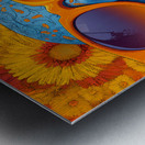 Chill - Pop Surreal Sugar Skull Portrait Art Prints Metal print