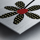 Plaid Botanica 8 - Contemporary Floral Pattern Art Prints Metal print