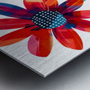 Plaid Botanica 14 - Colorful Floral Art Prints Metal print