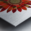 Plaid Botanica 22 - Contemporary Floral Art Prints Impression metal