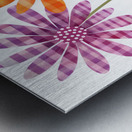 Plaid Botanica 11 - Colorful Floral Art Prints Metal print