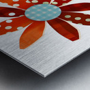 Plaid Botanica 20 - Graphic Floral Art Prints Impression metal