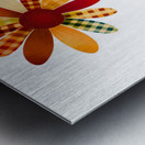 Plaid Botanica 18 - Modern Floral Art Prints Metal print