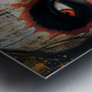 La Calavera Vigilante - The Watchful Skull - Dia de los Muertos Art Prints Metal print