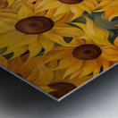 Helios - Sunflower Field Art Prints Metal print