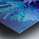 Bleu Botanique - Botanical Blue - Modern Floral Art Prints Impression metal