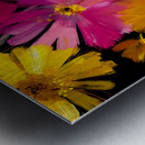Luce Che Sboccia Nel Buio - Light That Blooms In The Dark - Luminous Floral Art Prints Metal print