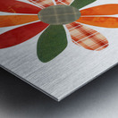 Plaid Botanica 27 - Contemporary Floral Art Prints Impression metal