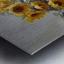 Eclat De Tournesols - Burst Of Sunflowers - Sunflower Vase Art Prints Metal print