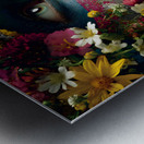 La Reina De Las Flores - The Queen Of Flowers - Pop Surreal Floral Art Prints Metal print