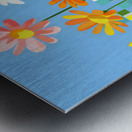 Fleurs En Pixels - Flowers In Pixels - Digital Floral Art Prints Metal print