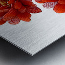 Plaid Botanica 29 - Modern Floral Art Prints Metal print