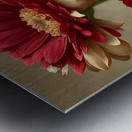 Plaid Botanica 31 - Retro Floral Art Prints Metal print