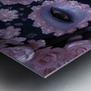 La Novia De La Noche - The Bride Of The Night - Pop Surreal Portrait Art Prints Metal print