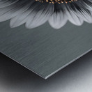 Sunflower Selfie 19 - Sunflower Portrait Art Prints Metal print