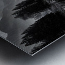 The Mirror Of Solitude - Monochrome Landscape Art Prints Impression metal