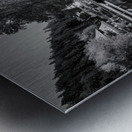 Reflected Dreams - Monochrome Landscape Art Prints Metal print