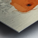 Tabi No Hajimari 旅の始まり - The Voyage Begins - Japanese Koi Art Prints Metal print