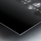 Sit And Reflect - Minimal Monochrome Art Prints Metal print