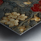 Seinaru Kin No Takara 聖なる金の宝 - Sacred Golden Treasure - Koi Pond Art Prints Metal print