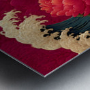 Hoo No Shisen 鳳凰の視線 - The Phoenix Gaze - Japanese Mythic Art Prints Metal print