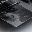 By the Riverbank - Monochrome Landscape Art Prints Impression metal