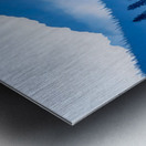 Horizon – Minimal Landscape Art Print Metal print