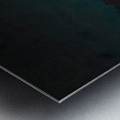 Setting Sun – Modern Sunset Art Print Metal print