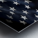 The Fabric of Freedom – Patriotic Flag Art Print Metal print