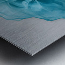 Ethereal Pulse – Soft Abstract Art Print Metal print