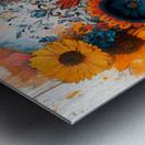 La Sonrisa Eterna – The Eternal Smile Sugar Skull Art Print Metal print