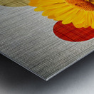 Daisy Pop – Modern Floral Art Print Metal print