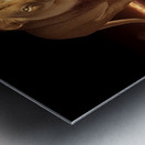 Crowned Silence – Lion Reflection Print Impression metal