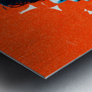 The Breath of Dreams – Vintage Abstract Portrait Art Print Metal print