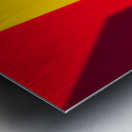 The Man Who Ran from Time – Surreal Poster Art Print Metal print