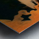 Eyes of Fire – Vintage Pop Portrait Art Print Metal print