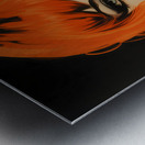 Fatal Flame – Vintage Fashion Art Print Metal print