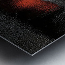 Beneath the Mask – Vintage Noir Portrait Art Print Metal print