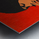 In Silence – Vintage Editorial Portrait Art Print Metal print