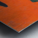 The Silence of Fashion – Vintage Editorial Portrait Art Print Metal print