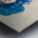 Sonrisa de Champan – Champagne Smile Vintage Poster Art Print Metal print