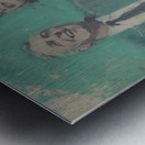 Una Manana en Paris – A Morning in Paris Vintage Poster Art Print Metal print