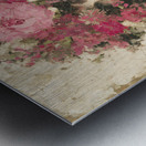 La Dame en Fleurs – The Lady in Bloom Vintage Poster Art Print Impression metal