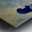 Una Copa en el Jardin – A Glass in the Garden Vintage Poster Art Print Metal print