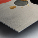 Celestial Orbits – Minimalist Geometry Art Print Metal print