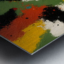 Burst Nexus – Abstract Color Burst Art Print Metal print