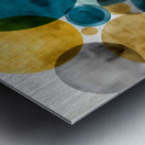 Circles in Balance – Modern Geometric Art Print Metal print