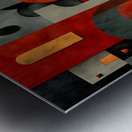 Modern Blocks – Architectural Abstraction Art Print Metal print