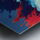 Prismatic Impact – Abstract Collision Art Print Metal print