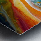 Nebula Runoff – Fluid Abstract Art Print Metal print